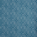 Karo Design Bio Baumwolle blau