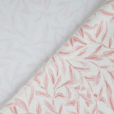 Bio Baumwolle für Vorhänge in der Farbe rosa