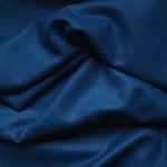 Vorhangstoff enzianblau Merino Wolle